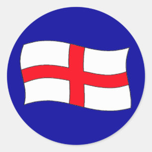 Sticker Rond Drapeau de l'Angleterre