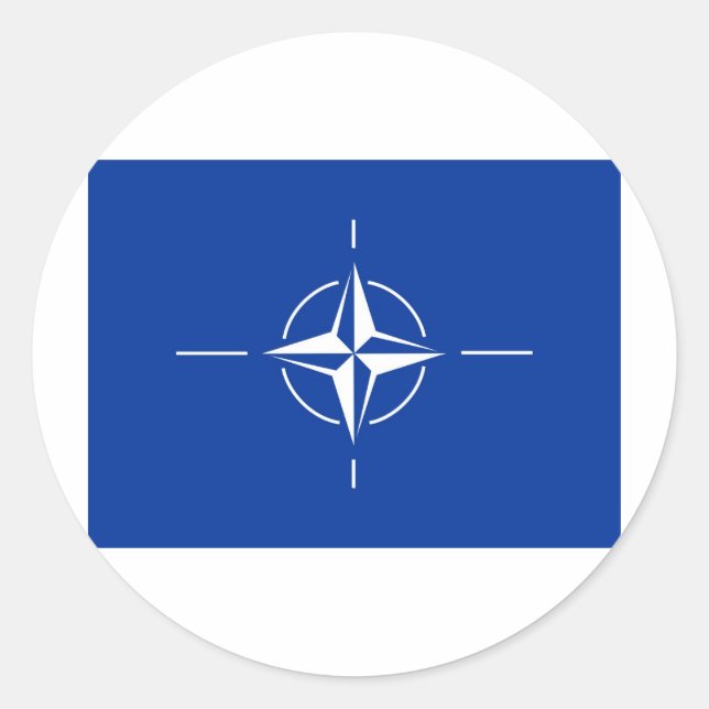 Sticker Rond Drapeau de l'ONT (Devant)