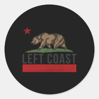 Sticker Rond Drapeau de l'ours de Cali Côte gauche