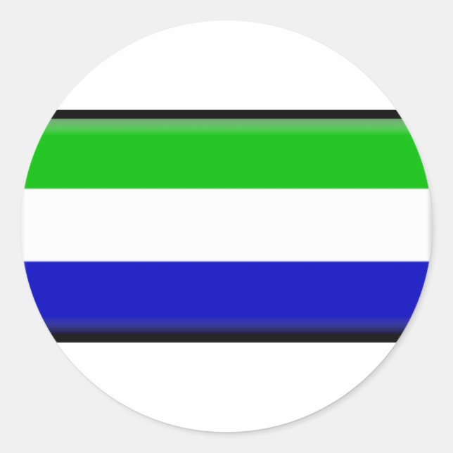 Sticker Rond Drapeau des îles Galapagos (Devant)