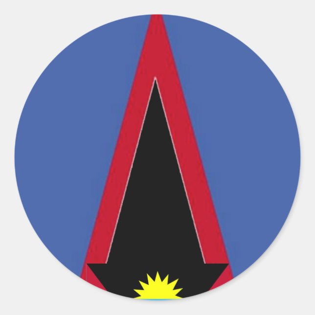 Sticker Rond Drapeau des Samoa américaines (Devant)