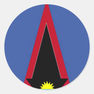 Sticker Rond Drapeau des Samoa américaines