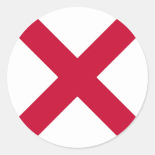 Sticker Rond Drapeau d'Irlande du Nord