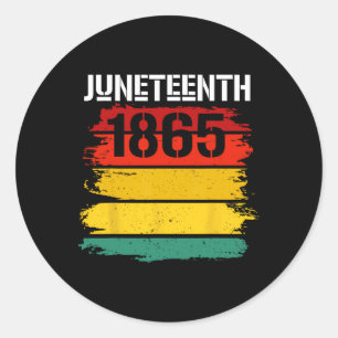 Sticker Rond Drapeau du 18 juin 1865 du 18 juin de la Journée d