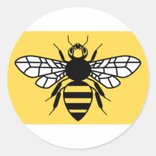 Sticker Rond Drapeau du comté de Grand Manchester