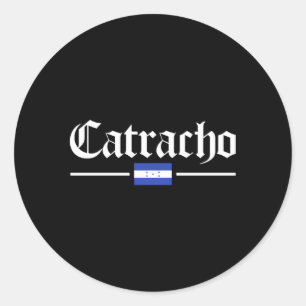 Sticker Rond Drapeau du Honduras Catracho