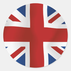 Sticker Rond Drapeau du Royaume-Uni