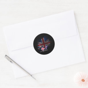 Sticker Rond Drapeau du Royaume-Uni