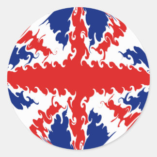 Sticker Rond Drapeau Gnarly BRITANNIQUE
