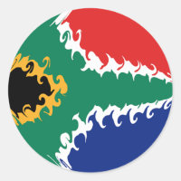 Drapeau gris de l'Afrique du Sud