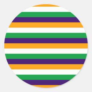 Sticker Rond Drapeau indien