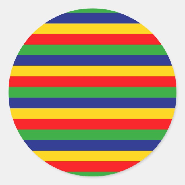 Sticker Rond Drapeau Lincolnshire (Devant)