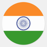 Drapeau national de l'Inde Ashoka Chakra