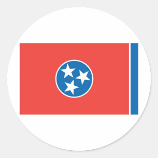 Sticker Rond Drapeau officiel du Tennessee