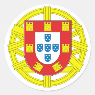Sticker Rond Drapeau Portugal