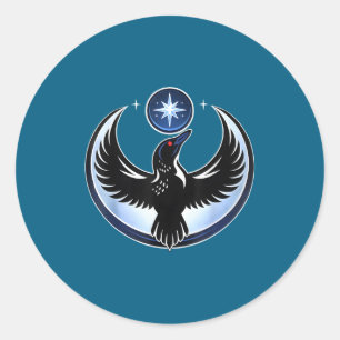 Sticker Rond Drapeau rebelle de l'État du Minnesota 5