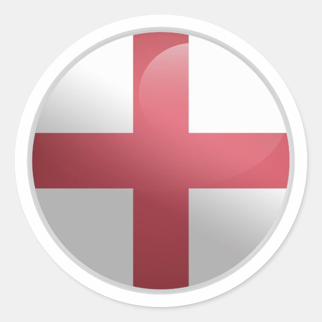 Sticker Rond Drapeau rond d'Angleterre (Devant)