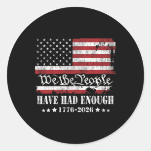 Sticker Rond Drapeau vintage 250e anniversaire des États-Unis 4