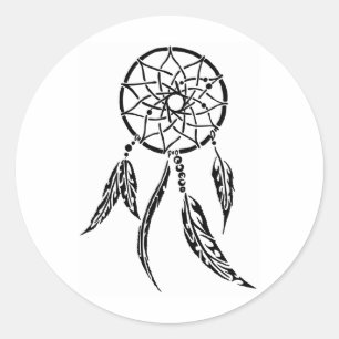 Sticker Rond Dream Catcher