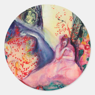 Sticker Rond DREAM D'OR / Méditation Yoga Jardin Zen