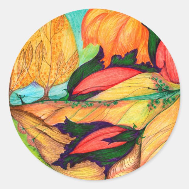 Sticker Rond Dreamland (Devant)