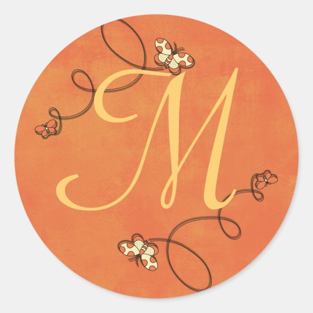 Sticker Rond Dreamsicle Notion Arrière - plan (Devant)