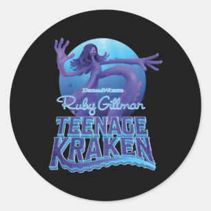Sticker Rond Dreamworks Ruby Gill Nage Kraken