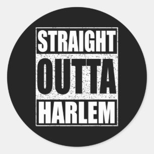 Sticker Rond Droit devant Harlem