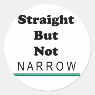 Sticker Rond Droit Mais Pas Étroit