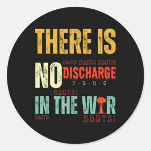 Sticker Rond Droits de douane de Trump : pas de décharge dans l