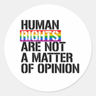 Sticker Rond Droits LGBTQ+