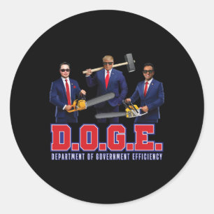 Sticker Rond Drôle cadeau Trump
