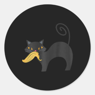 Sticker Rond Drôle Chat Ladies Pour Kamala Harris Anti Trump Fe