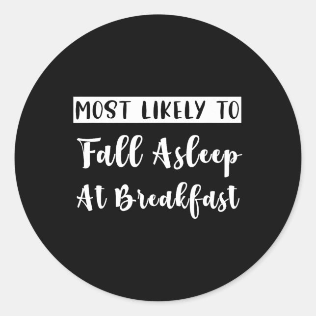 Sticker Rond Drôle Correspondant Bachelorette Les Plus Suscepti (Devant)