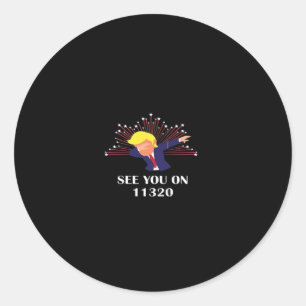 Sticker Rond Drôle Dabbing Voir 11320 Design Graphic