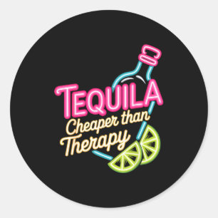 Sticker Rond Drôle de boisson cinco de mayo pour fête hommes fe