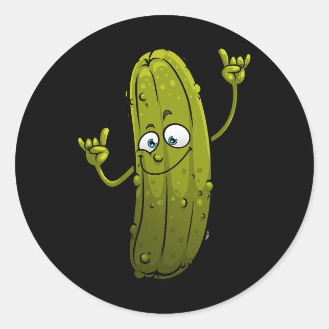 Sticker Rond Drôle Drôle Conception de chiche Pour Hommes Femme (Devant)