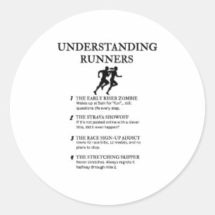 Sticker Rond Drôle Humour de vie longue distance