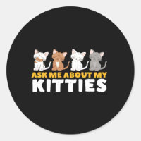 Drôle mignon Amoureux des chats Humour Posez-Moi D
