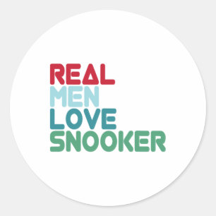 Sticker Rond Drôle Snooker Dire Pool Billard Snooker Player