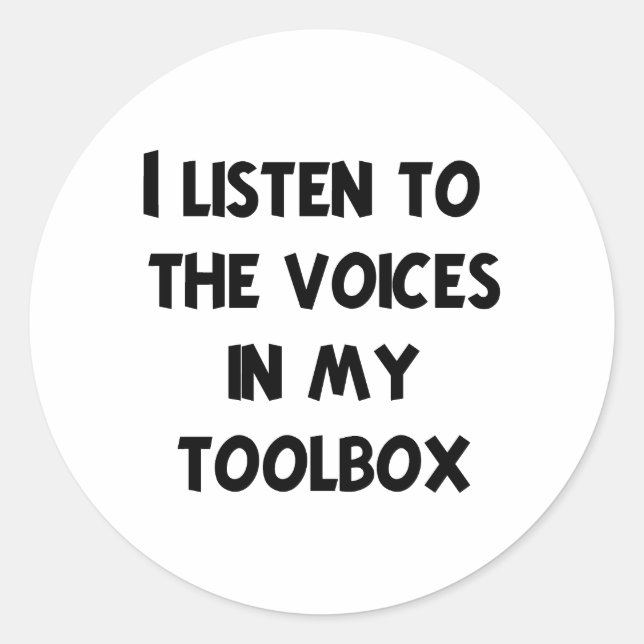 Sticker Rond Drôle T-shirts et cadeaux mécaniques (Devant)