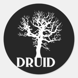 Sticker Rond Druide