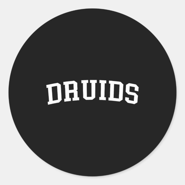 Sticker Rond Druides  (Devant)