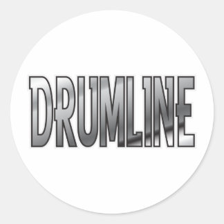 Sticker Rond Drumline Chrome
