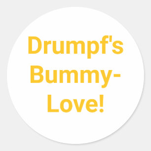Sticker Rond Drump's Bummy-Love Jeff Hankamer Artjunkhaus Comic