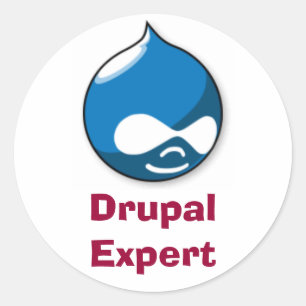 Sticker Rond Drupal Expert