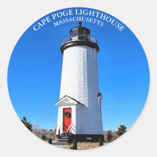Sticker rond du Cap Poge, Massachusetts