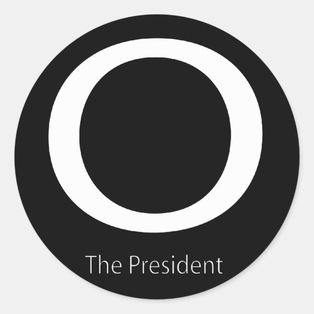 STICKER ROND DU PRÉSIDENT (Devant)