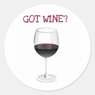 STICKER ROND DU VIN ? IMPRIMER VIN CUIT