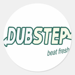 Sticker Rond DUBSTEP battre frais